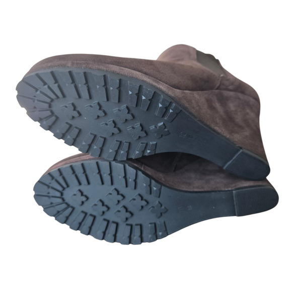 Vaneli Jara Wedge Suede Bootie Size 10 New - Picture 7 of 8